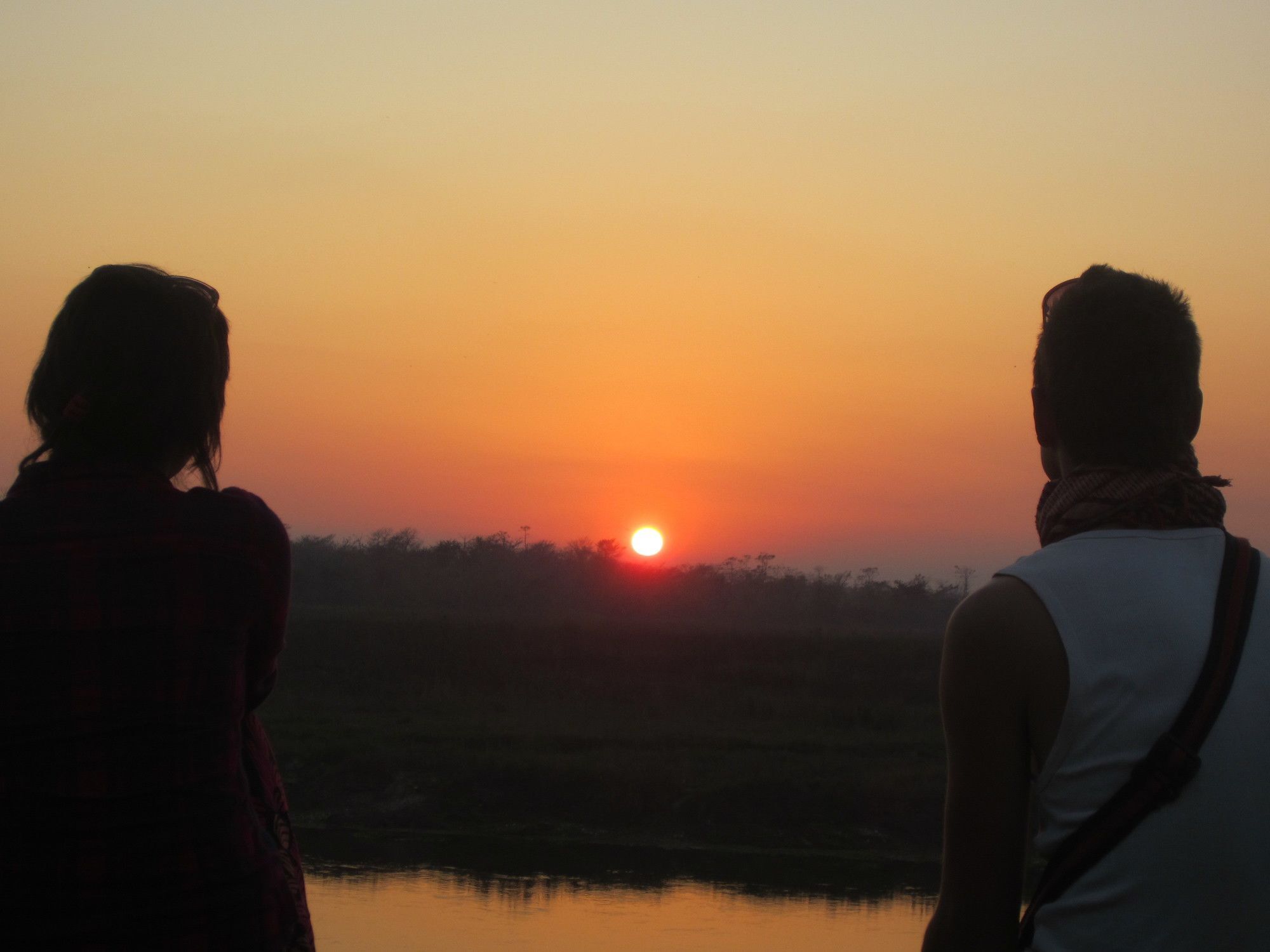 Jungle Sunset Camp Hotel Sauraha Luaran gambar